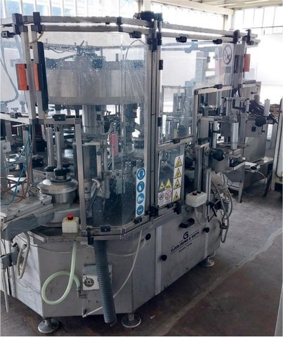 Used 1999 Labeller CAVAGNINO&GATTI 12T ADHESIVE 7.000 BPH