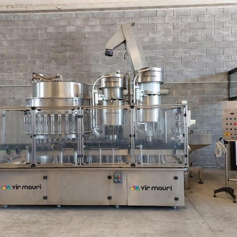 Used Filling Monoblock VIR MAURI 36.8.6 Liqueurs 8.000 BPH