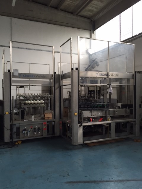 Used filling monoblock Krones vacufill 32.32.8