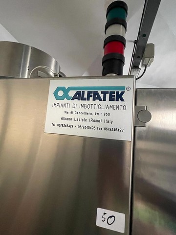 Used 2001 Filling Monoblock Alfatek 15.1.1 2.800 bph