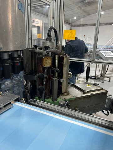 Used Auxiemba hot glue labeller 3