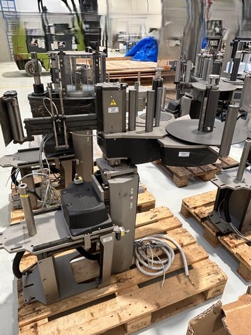 Used adhesive and cold glue Kube labeller 9