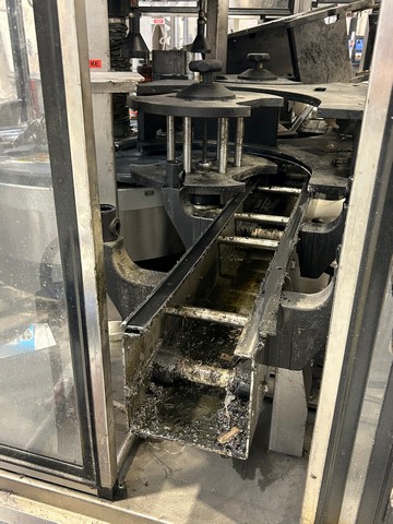 Used adhesive Kosme labeller 4