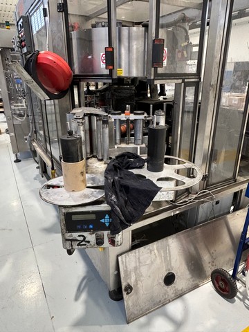 Used adhesive Kosme labeller 7