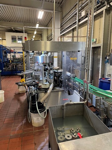 Used bottling line for glass bottle Mag 4