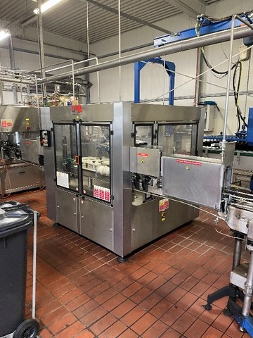 Used bottling line for glass bottle Mag 8