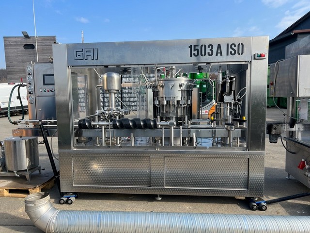 Used Gai isobaric filling monoblock 3