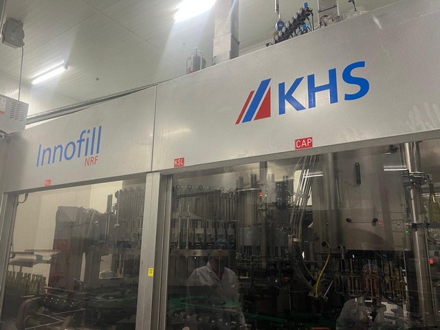 KHS used bottling line for glass 17