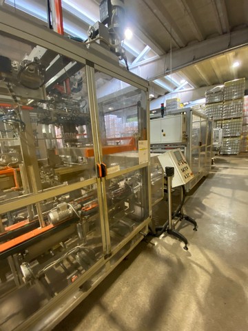 Used glass bottling line for oil 20