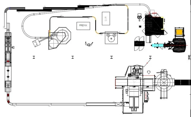 Linea di imbottigliamento PET Parmatec Usata