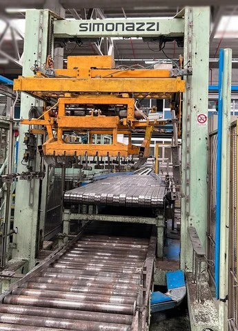 Used Depalletizer Simonazzi Sweep-off basso