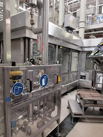 Used Complete Aseptic PET Bottling Line