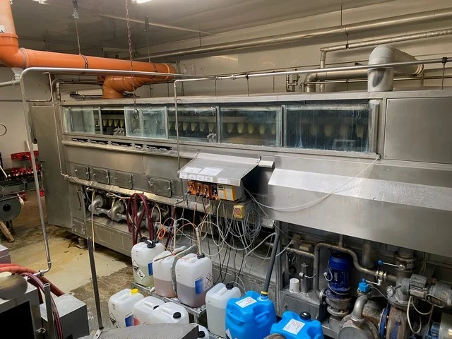 Linea di imbottigliamento Birra Vetro 6.000 bph Usata